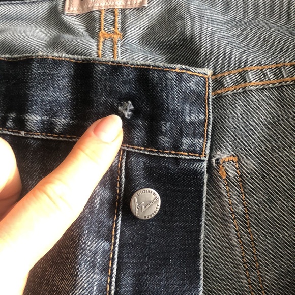 CITIZENS OF HUMANITY Evans Jeans 5-Pocket Blue Denim 34/29 - Picture 5 of 12